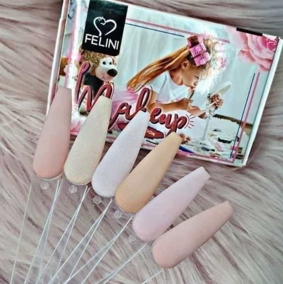 COLECCION ACRILICOS MAKE UP FELINI